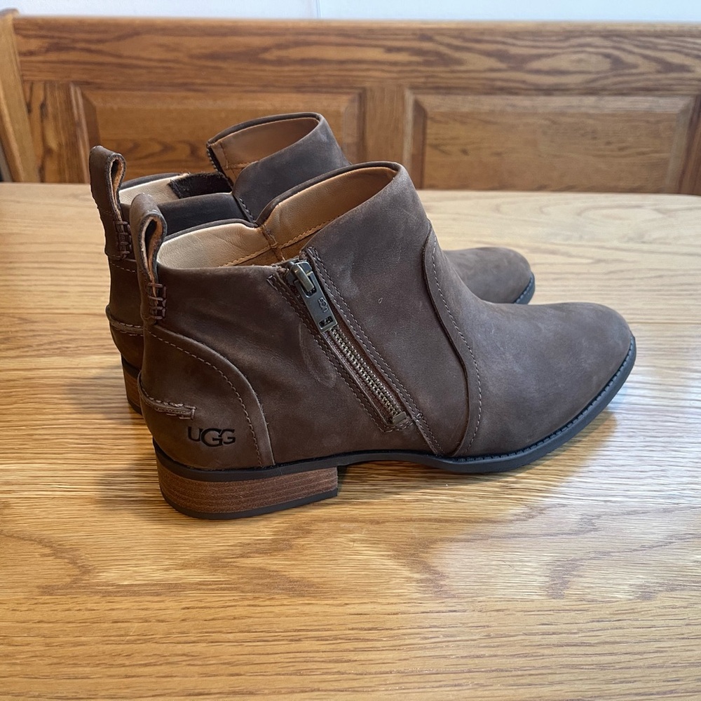 UGG Women’s Suede Tan Aureo Ankle Boots